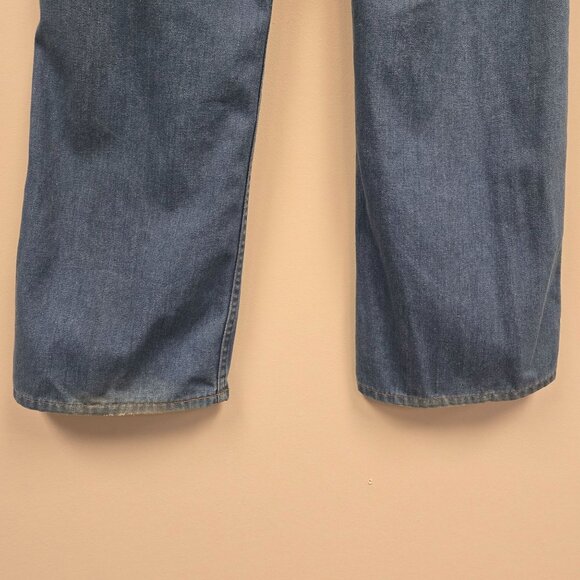 Levis Vintage 517 32x29  Bootcut Jeans Mens Blue Denim Straight Leg - Picture 4 of 15